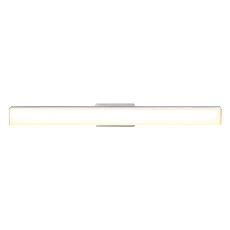 Sleek Procyon 24" Silver Dimmable LED Bathroom Vanity Light