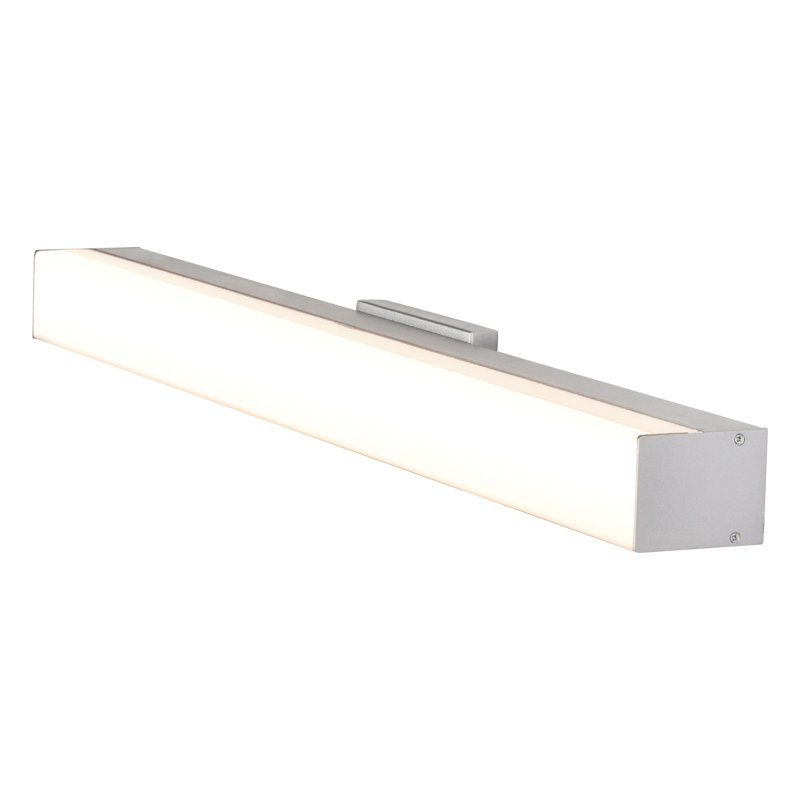 Sleek Procyon 24" Silver Dimmable LED Bathroom Vanity Light