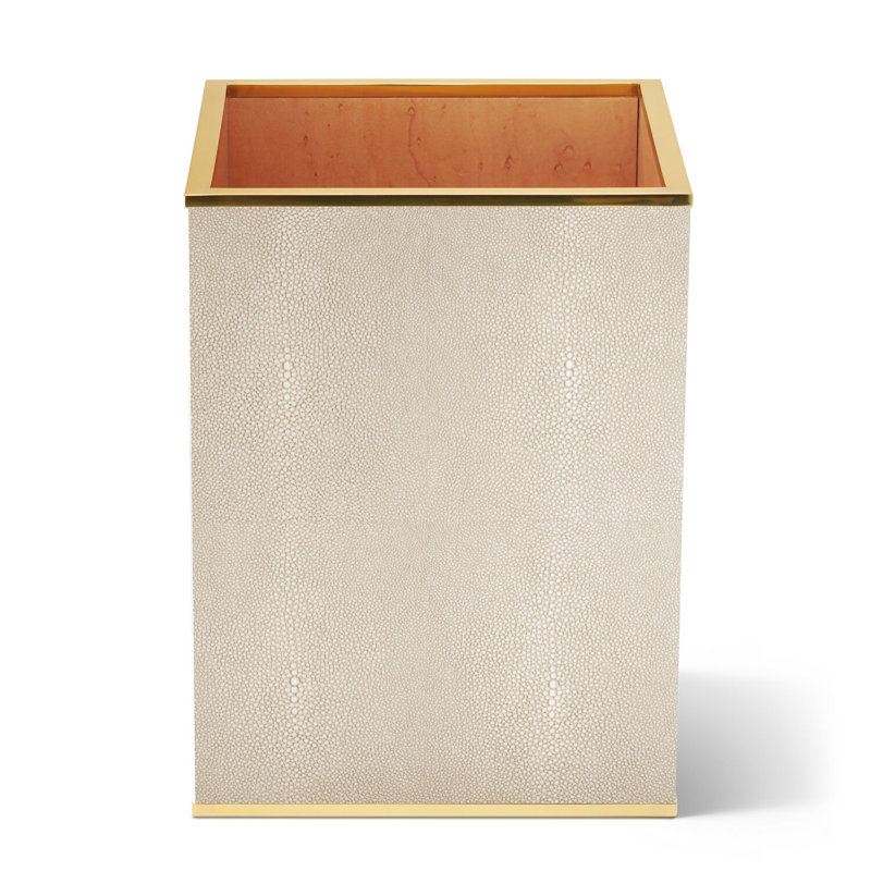 Manufactured Wood Open Waste Basket