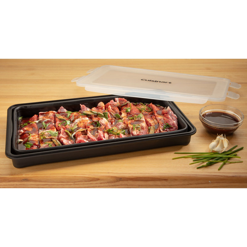 Black BPA-Free XL Collapsible Marinating Container