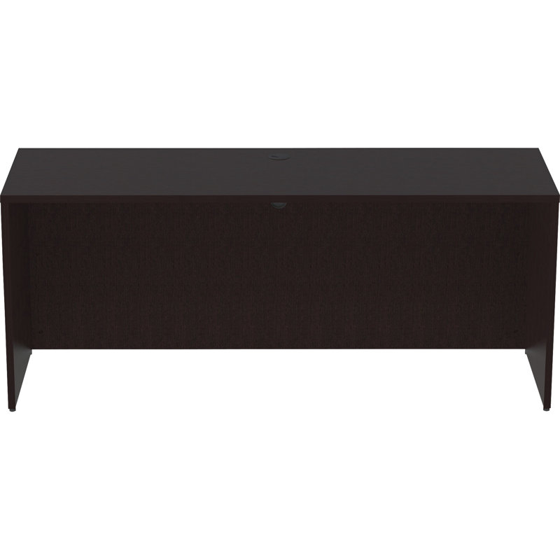 Lorell Essentials 72" Espresso Laminate Modern Office Credenza