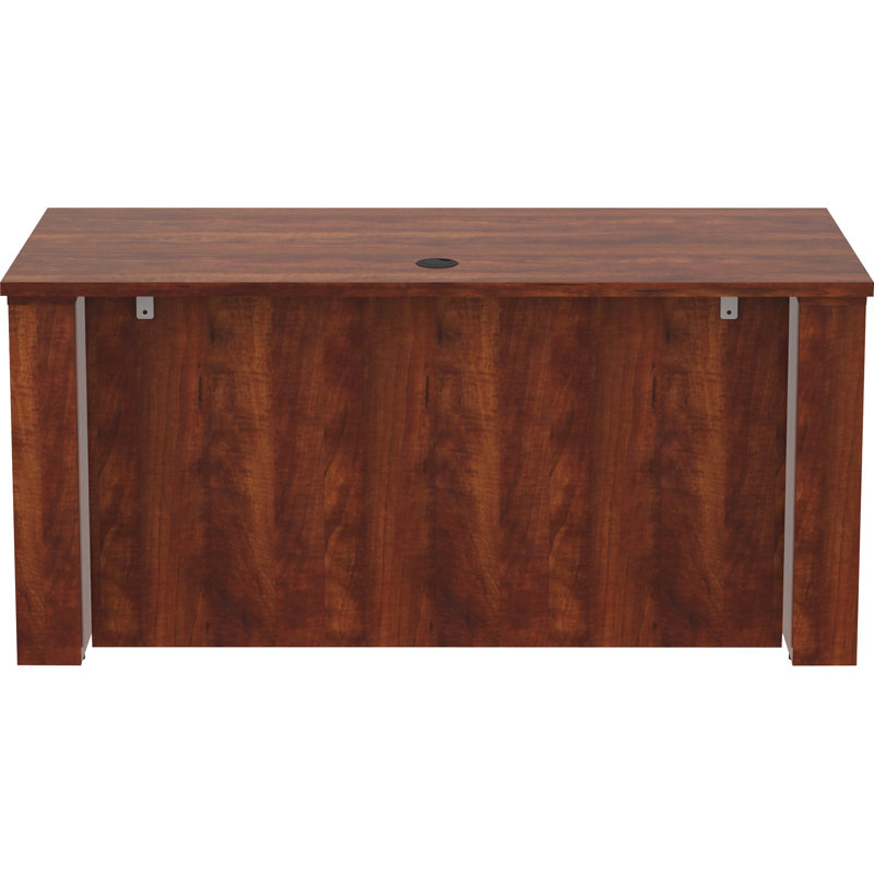 Cherry Laminate Adjustable Sit-to-Stand Desk Shell, 60" Width
