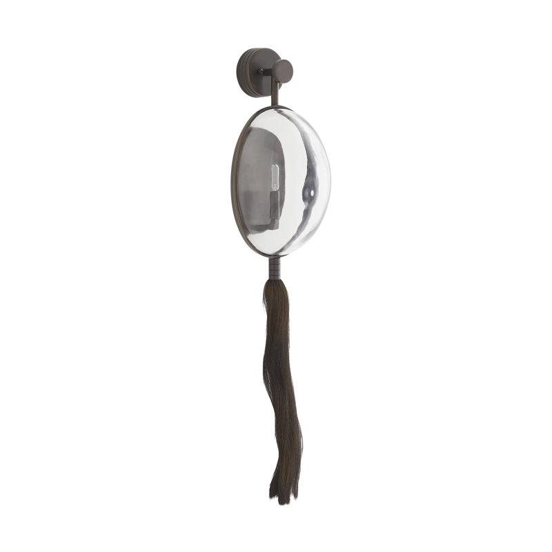 Aramis Bronze Direct Wired Electric Wall Sconce