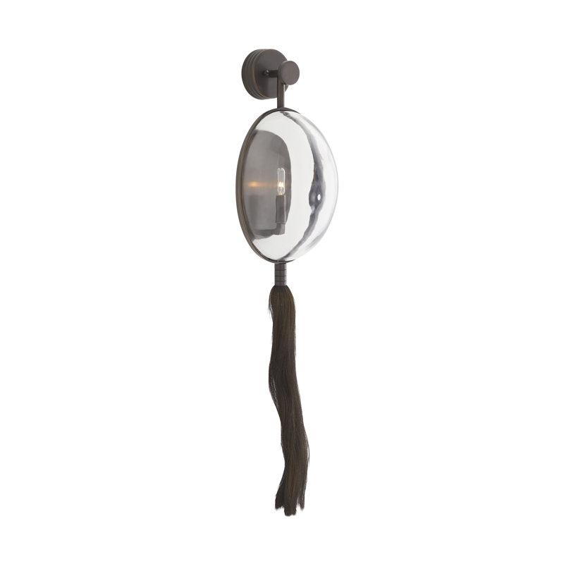 Aramis Bronze Direct Wired Electric Wall Sconce
