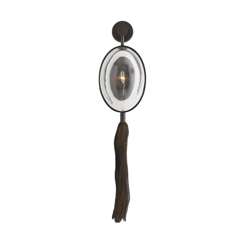 Aramis Bronze Direct Wired Electric Wall Sconce