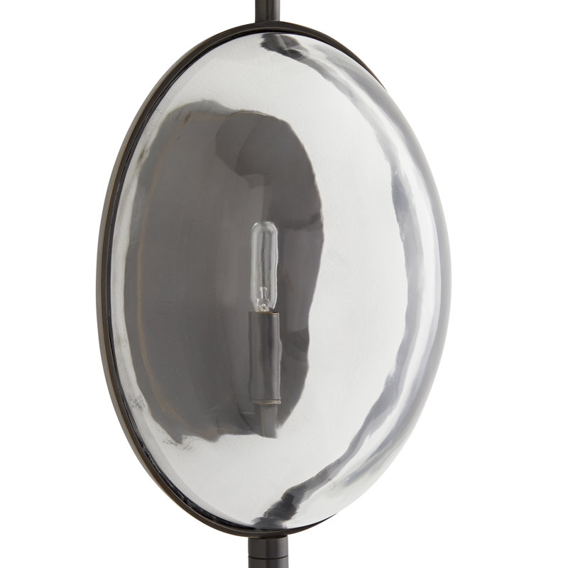 Aramis Bronze Direct Wired Electric Wall Sconce