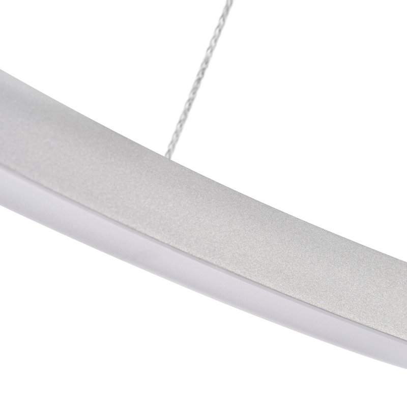 Tania Nickel 39" Drum LED Pendant Chandelier