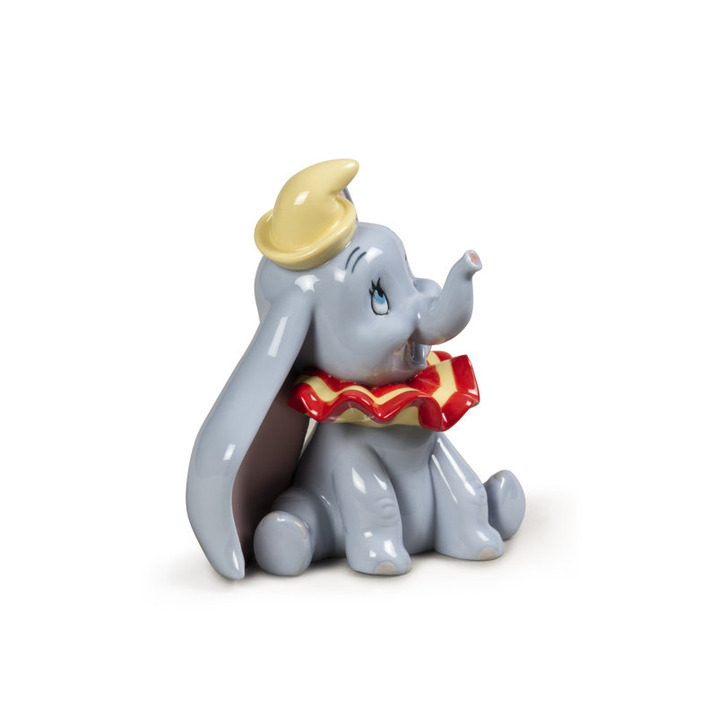 Glossy Porcelain Dumbo Figurine by Eva Maria Cuerva
