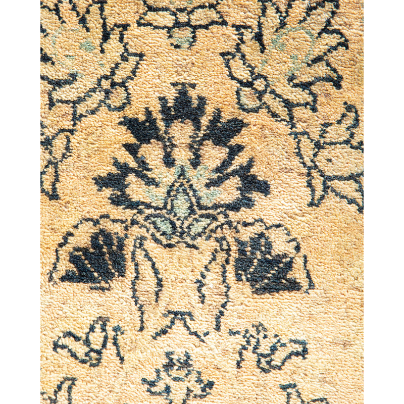 Hand-Knotted Multicolor Wool Area Rug 8' x 10'