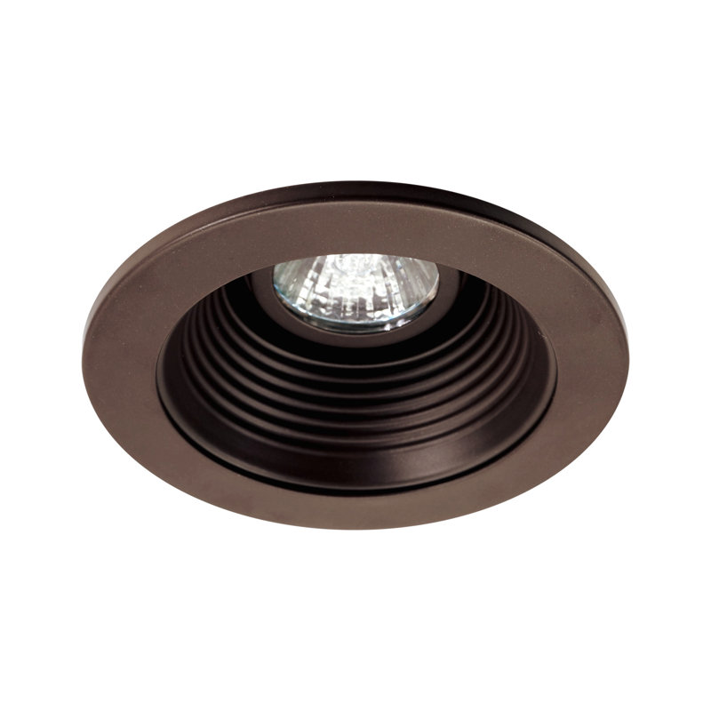4-Inch Oil-Rubbed Bronze Recessed Baffle Trim