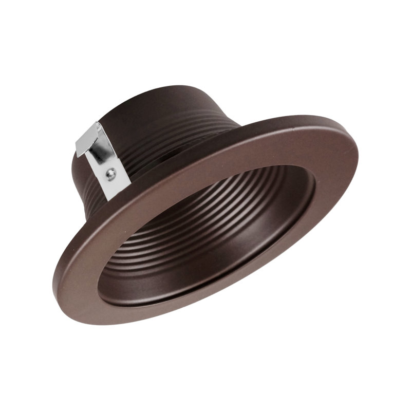 4-Inch Oil-Rubbed Bronze Recessed Baffle Trim