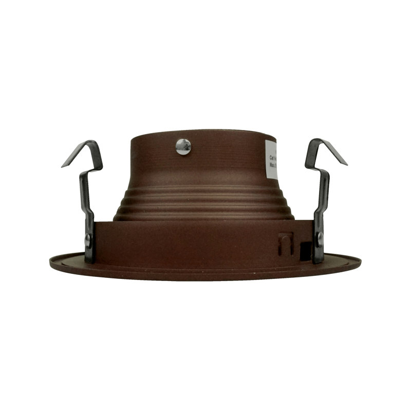 4-Inch Oil-Rubbed Bronze Recessed Baffle Trim