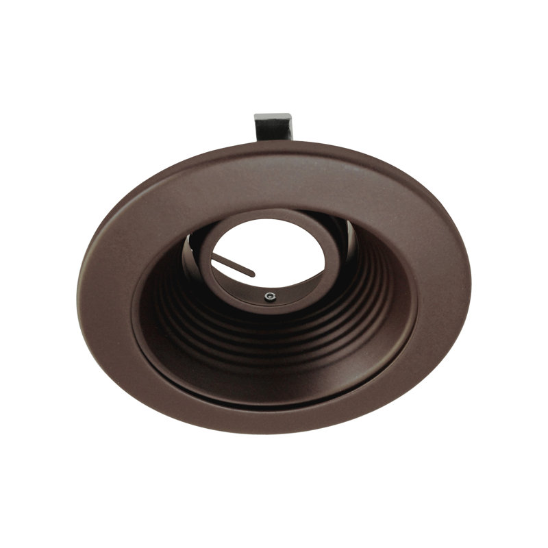 4-Inch Oil-Rubbed Bronze Recessed Baffle Trim