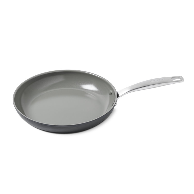 Gray 10" Aluminum Ceramic Nonstick Frying Pan