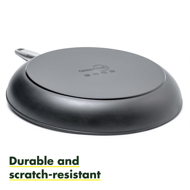 Gray 10" Aluminum Ceramic Nonstick Frying Pan