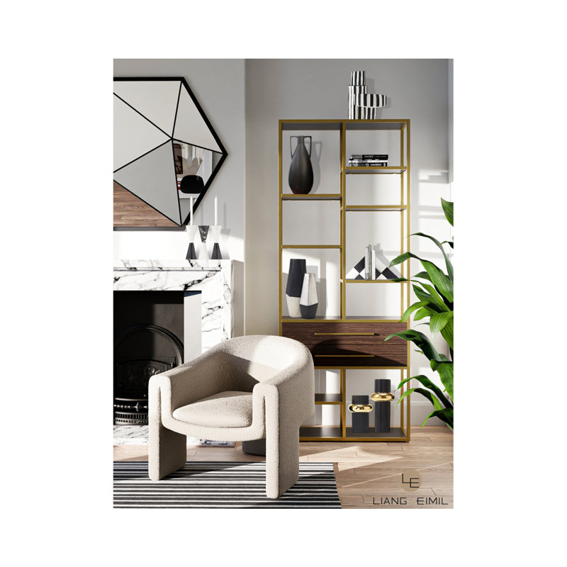10'' Black and White Marble Tabletop Candlestick Set