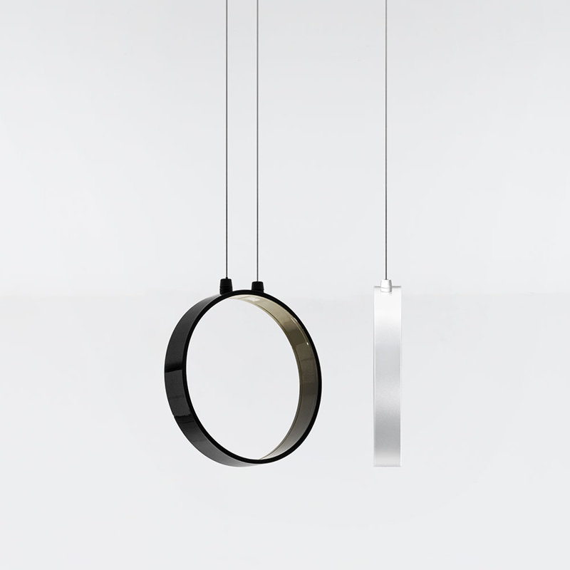 Eclittica Mini White Aluminum LED Indoor/Outdoor Pendant
