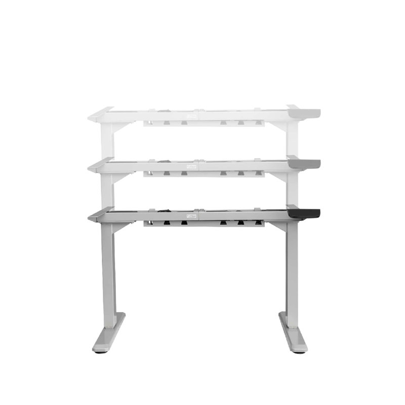 Black 50'' Electric Height Adjustable Desk Frame with Dual Motor