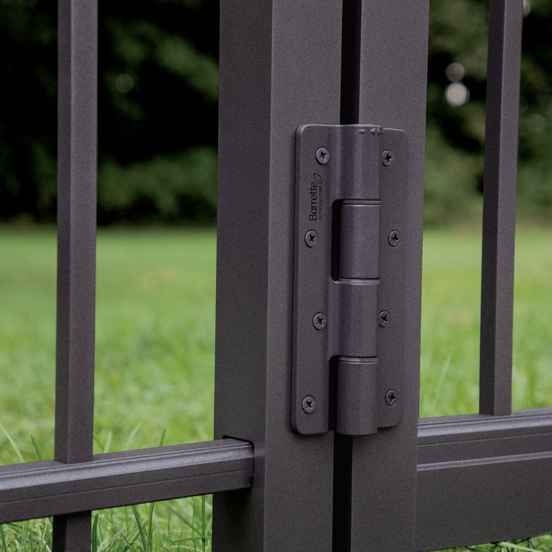 Matte Bronze Heavy-Duty Self-Closing Butterfly Gate Hinges