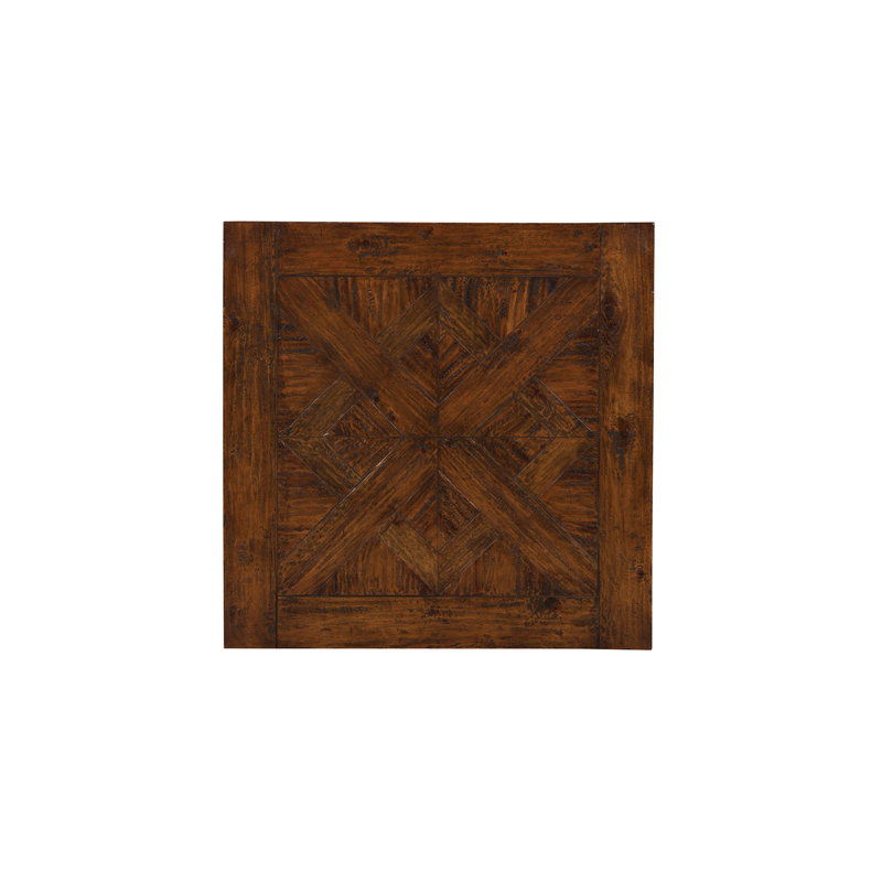 Amon Waxed Antique Mahogany Square End Table