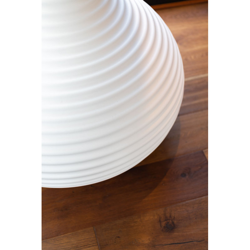 Bloom Matte Ice White Plug-In LED Outdoor Floor Lamp