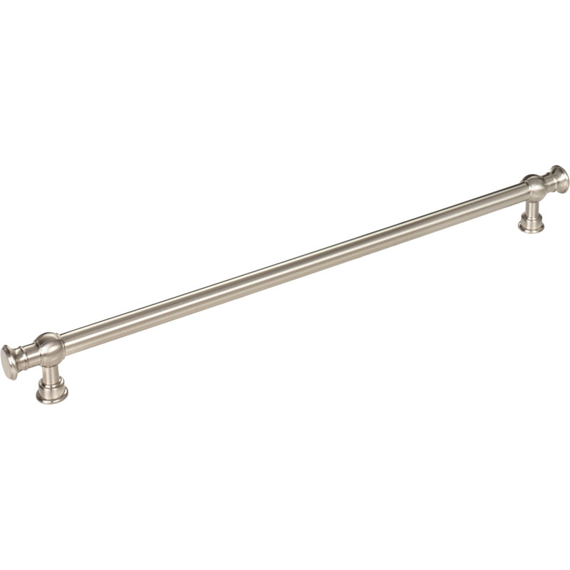 Brushed Nickel Transitional Bar Pull with Mounting Hardware