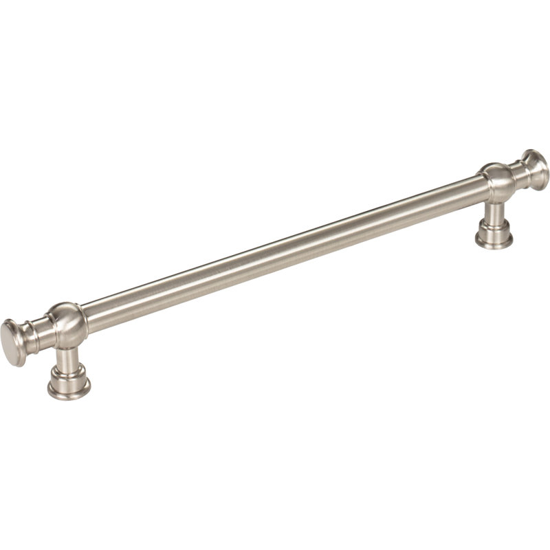 Brushed Nickel Transitional Bar Pull with Mounting Hardware