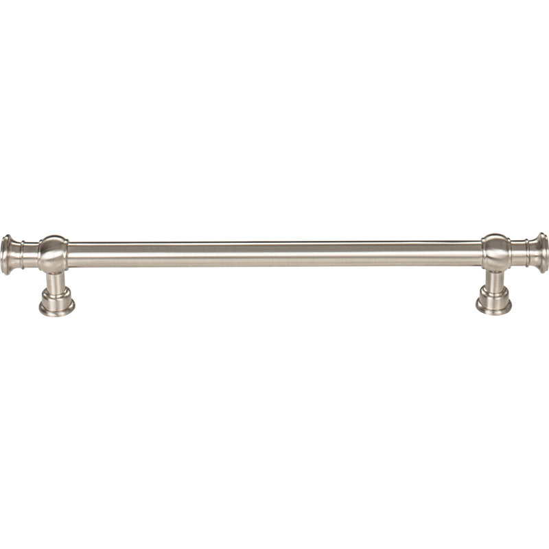Brushed Nickel Transitional Bar Pull with Mounting Hardware