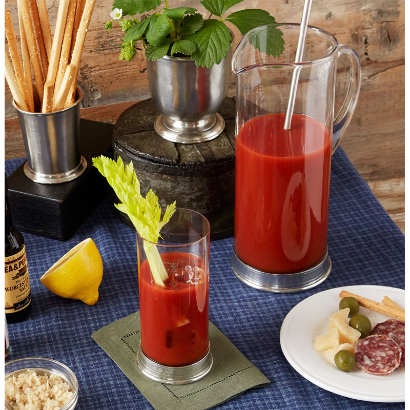Classic Pewter Martini Pitcher and Stirrer Set, 51 oz.