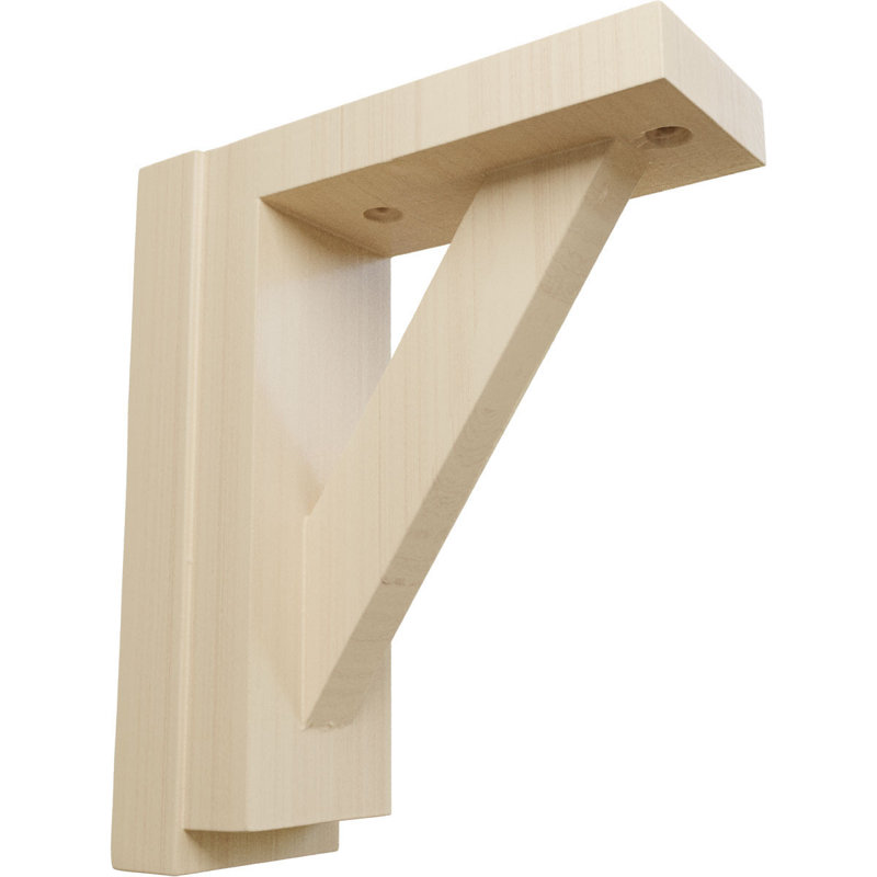 Traditional Rubberwood 7.5" H Shelf Bracket