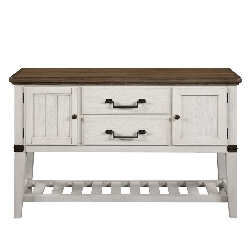 Pendleton Heritage 56'' Brown & White Farmhouse Sideboard