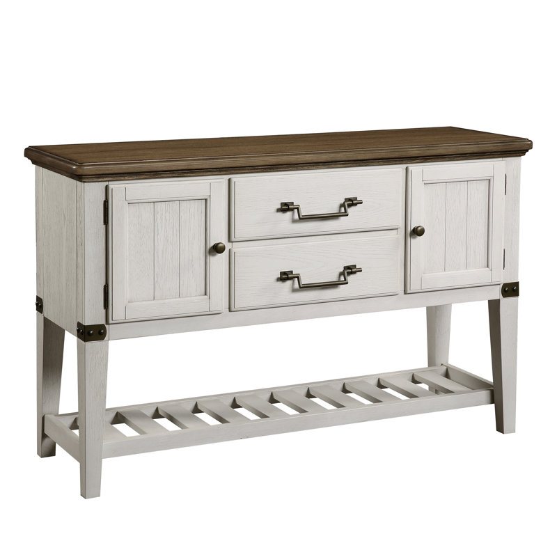 Pendleton Heritage 56'' Brown & White Farmhouse Sideboard