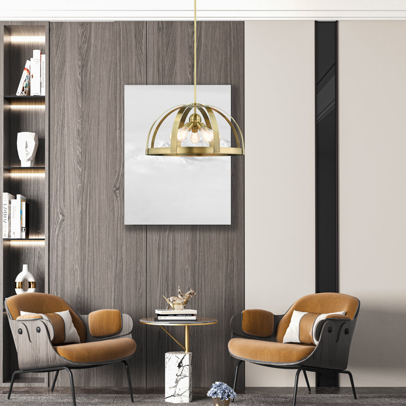 Stoneridge Antique Brass 5-Light Sputnik Chandelier