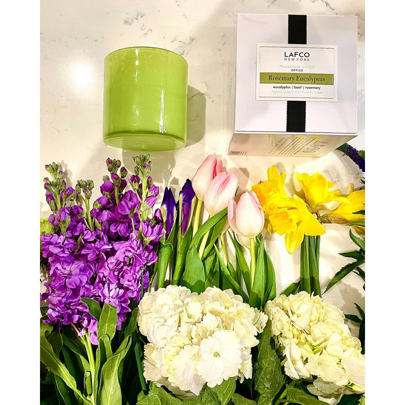 Rosemary Eucalyptus Invigorating Scented Soy Jar Candle