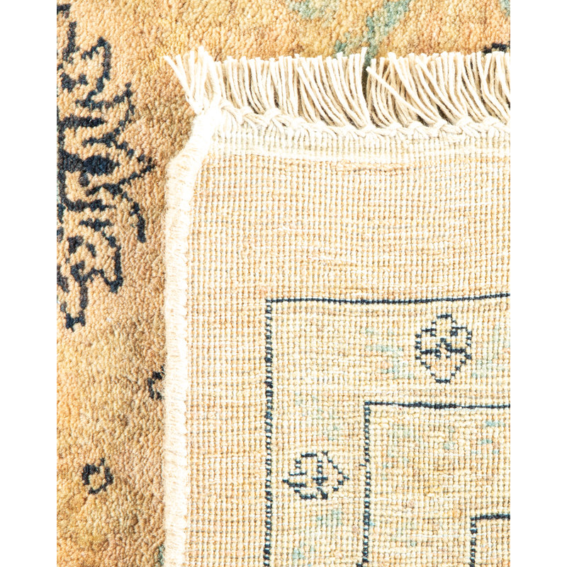 Hand-Knotted Multicolor Wool Area Rug 8' x 10'