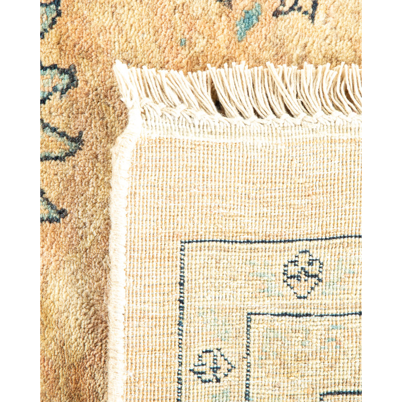 Hand-Knotted Multicolor Wool Area Rug 8' x 10'