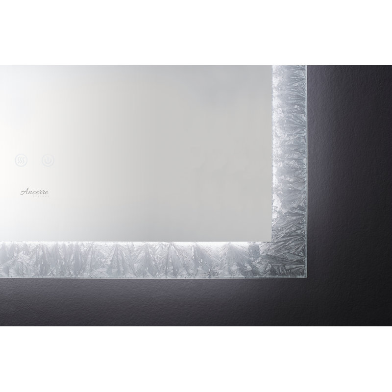 Elegance Frameless LED Vanity Mirror 24" x 40" with Dimmer and Defogger