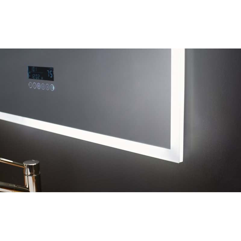 Immersion 48" x 40" Frameless LED Vanity Mirror with Bluetooth and Defogger