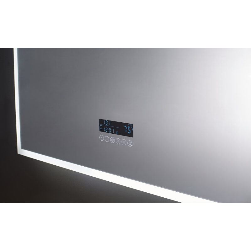 Immersion 48" x 40" Frameless LED Vanity Mirror with Bluetooth and Defogger