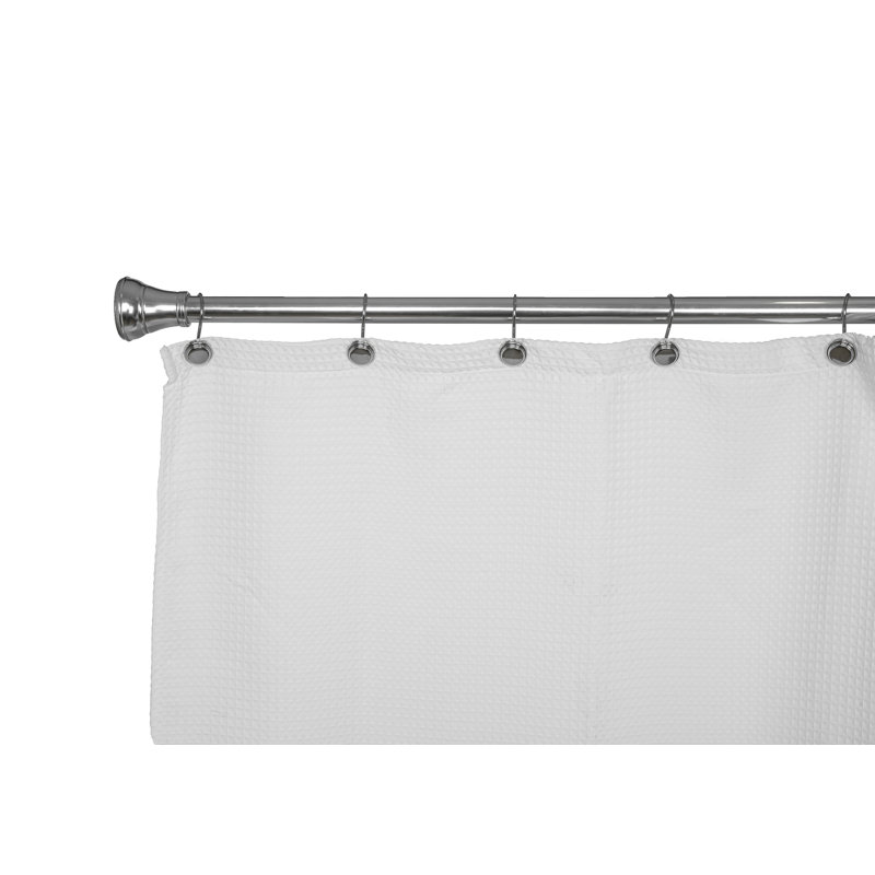 Chrome Heavy-Duty Rust Resistant Shower Curtain Hooks Set of 12