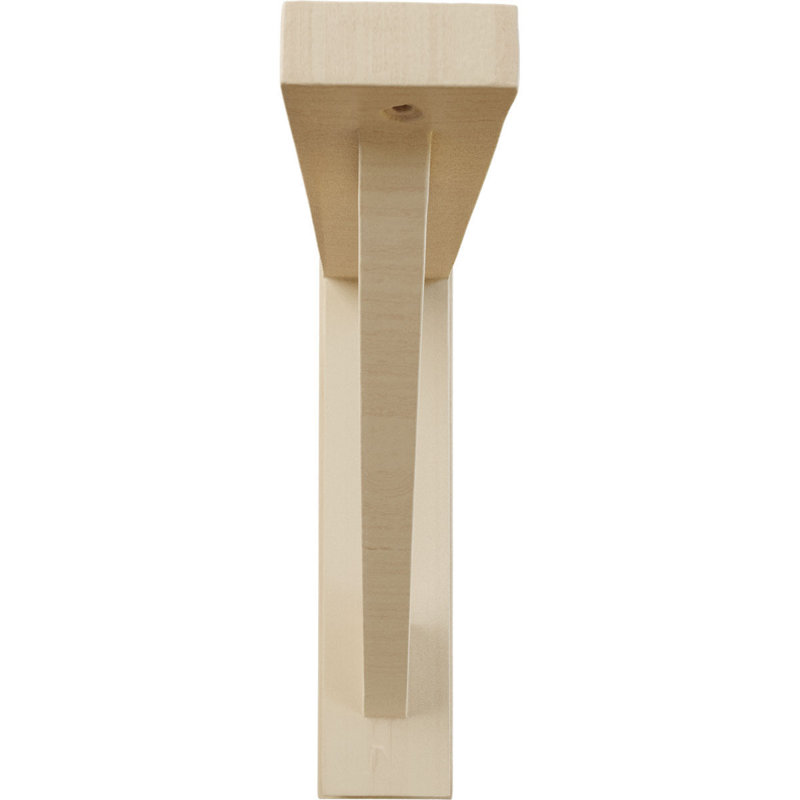 Ornate Rubberwood 10.75'' Traditional Countertop Bracket
