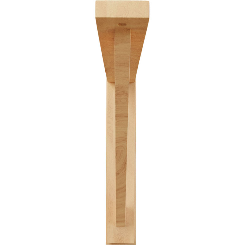 Red Oak 14.25" Traditional Wood Corbel Bracket