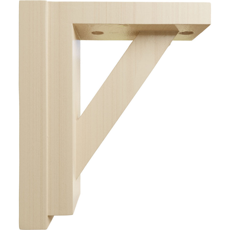 Traditional Rubberwood 7.5" H Shelf Bracket