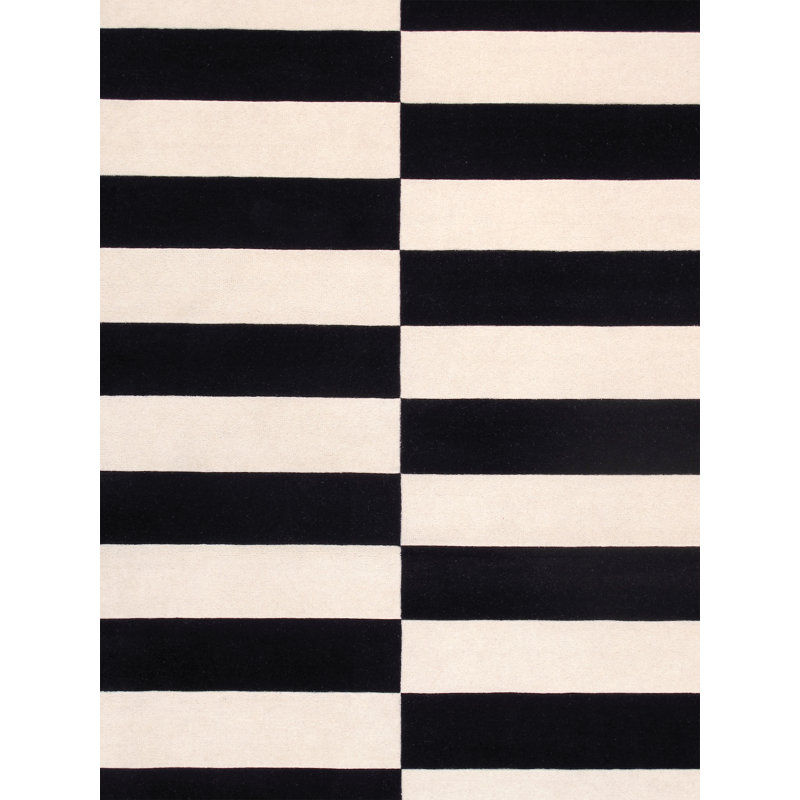 Luxurious White Silk & Wool 10' x 14' Hand-Tufted Area Rug
