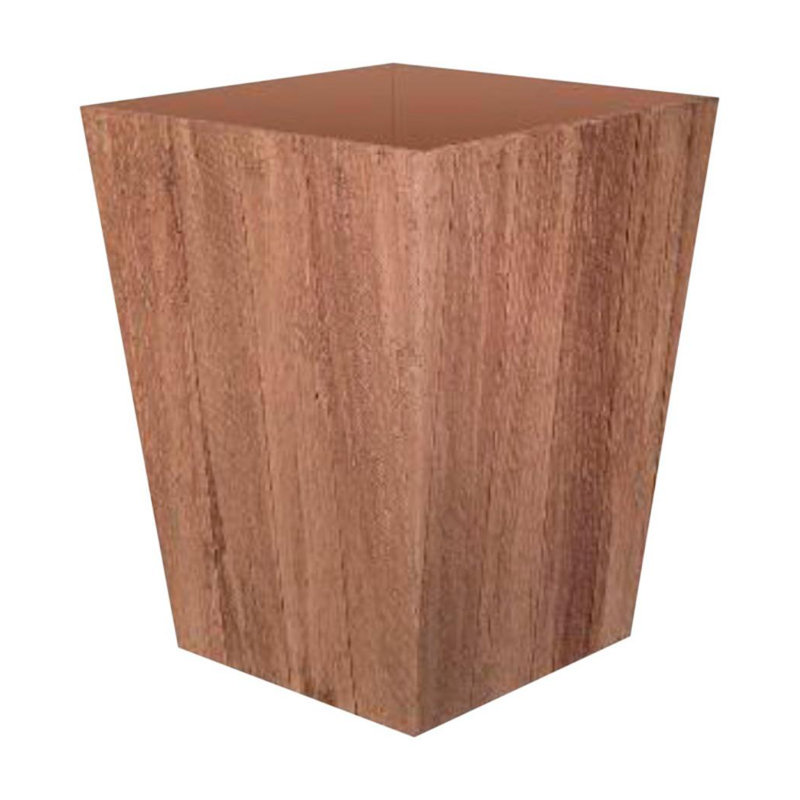 Farmington Rustic Brown Resin 16" Square Outdoor & Indoor Planter