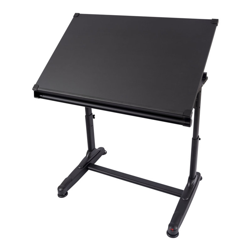 AdjustaFlex 40" Black Birch Adjustable Drafting & Drawing Desk
