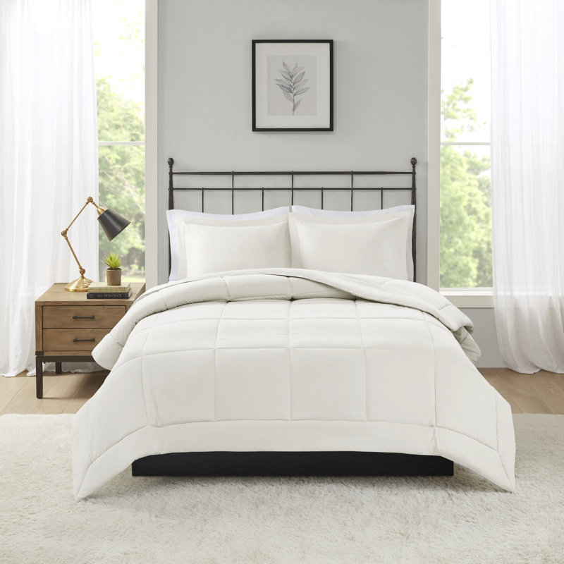 Ivory King Cotton Down Alternative Comforter Set