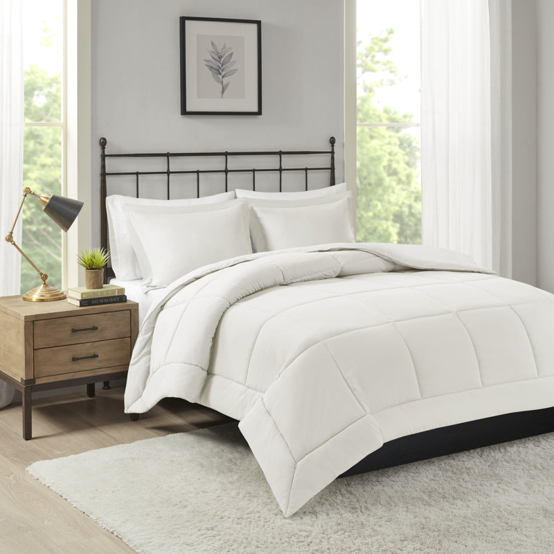 Ivory King Cotton Down Alternative Comforter Set