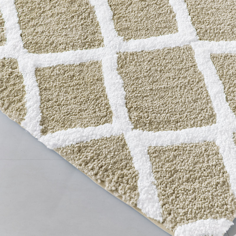 Bittman Reversible High Pile Tufted Bath Rug