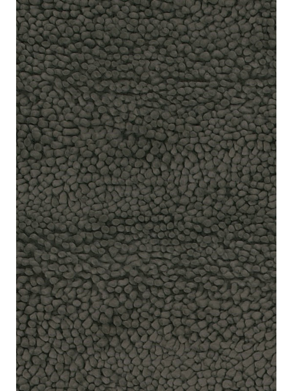 Handmade Black Wool Shag Rectangular Rug 9' x 13'
